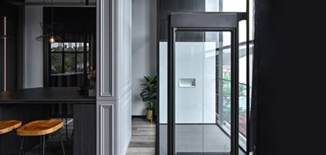 HOUSTY Penang showroom with a home lift