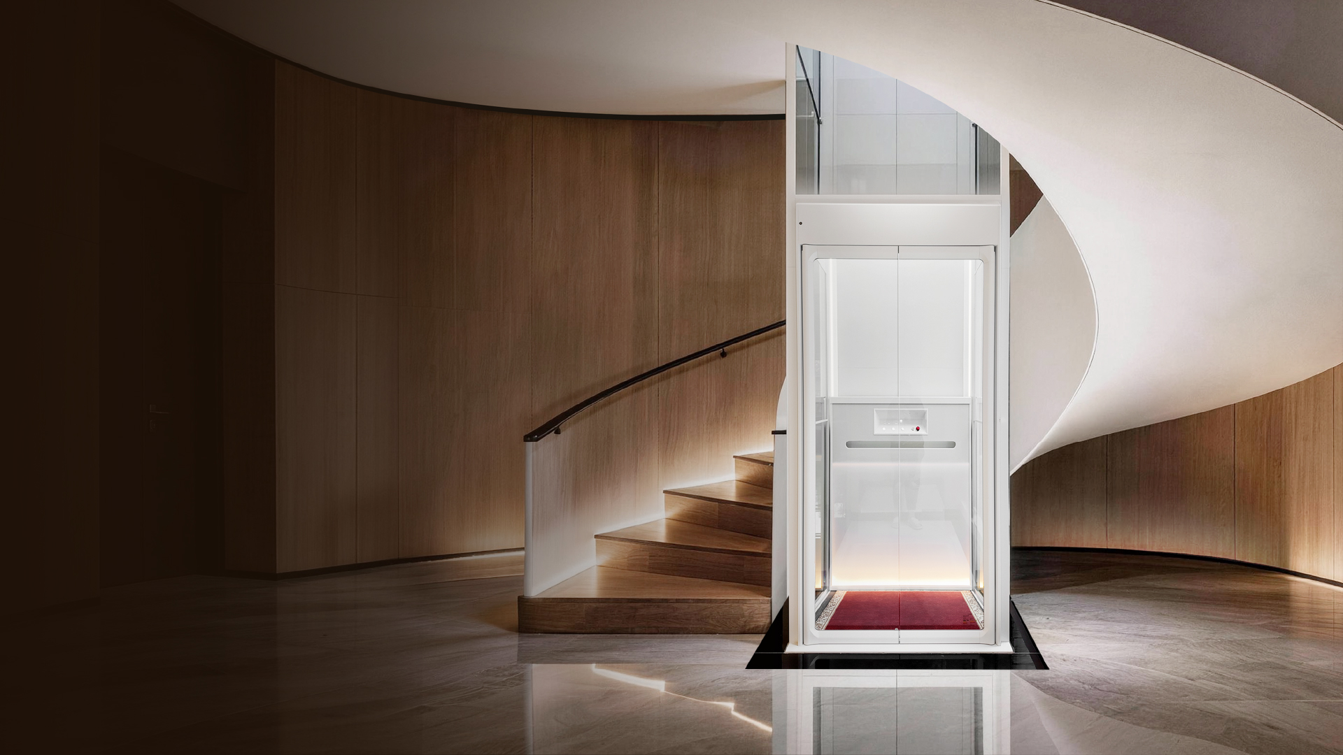Homelift interprets elegance and 'LIFT' artistic life.