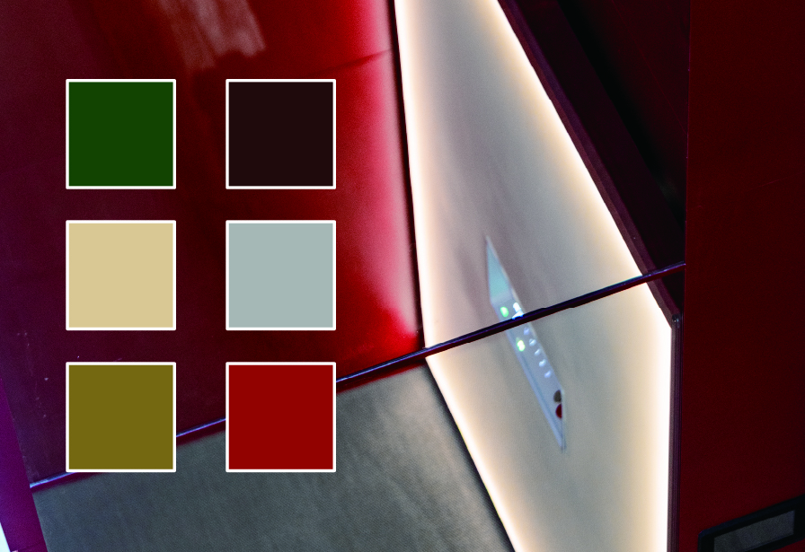 A wide range of designer-recommended colour finishes.
